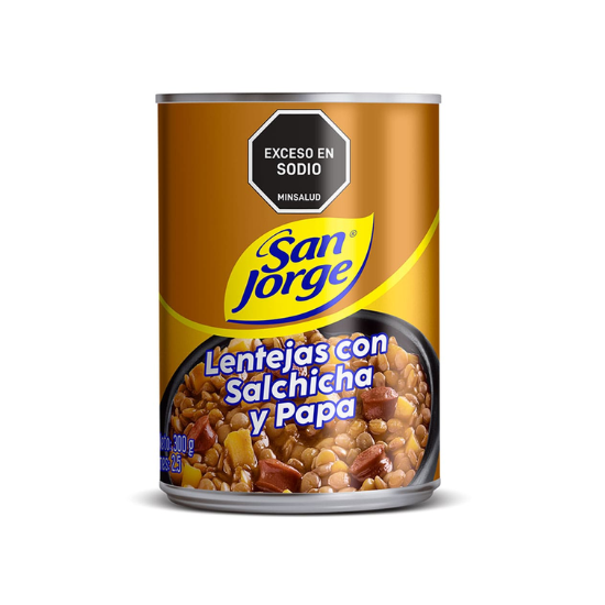 LENTEJA SALCHICHA/PAPA SAN JORGE X 300 g