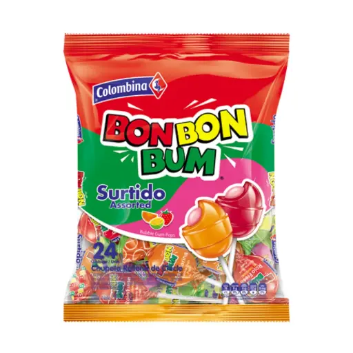 [4340004] BON BON BUM SURTIDO BOLSA 24U 456G
