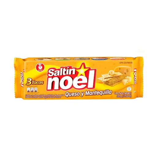 [4540018] GALLETA SALTIN NOEL 338 gr 3 TACOS MANTEQUILLA