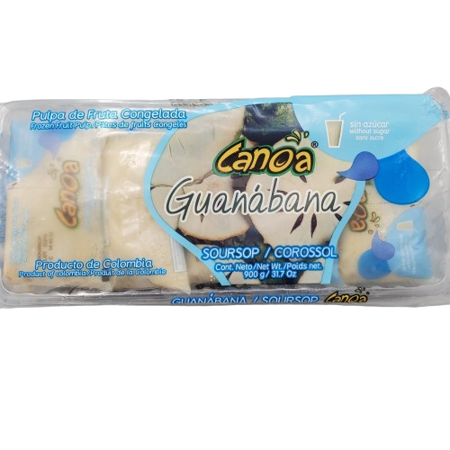 [4102002] PULPA CANOA GUANABANA Sachet x 10 Unidades