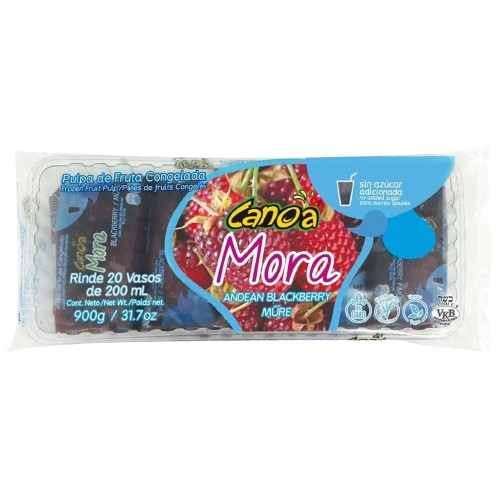 [4102008] PULPA CANOA MORA Sachet x 10 Unidades